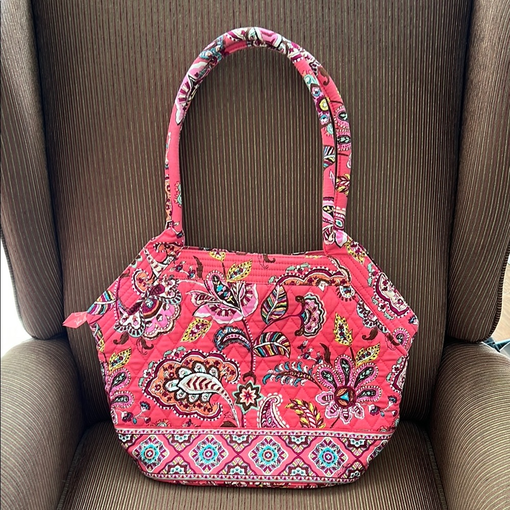 Vera Bradley Tote Bag with Zipper
